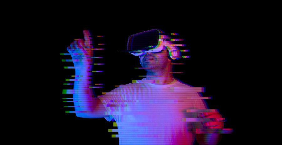 young man using vr glasses with glitch effect new 2022 11 08 02 56 12 utc 1 min