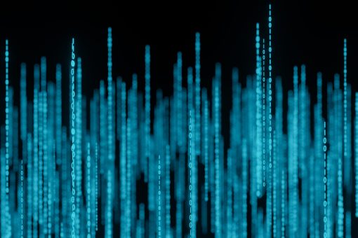 stream of binary matrix code numbers on the screen 2024 11 03 00 58 48 utc