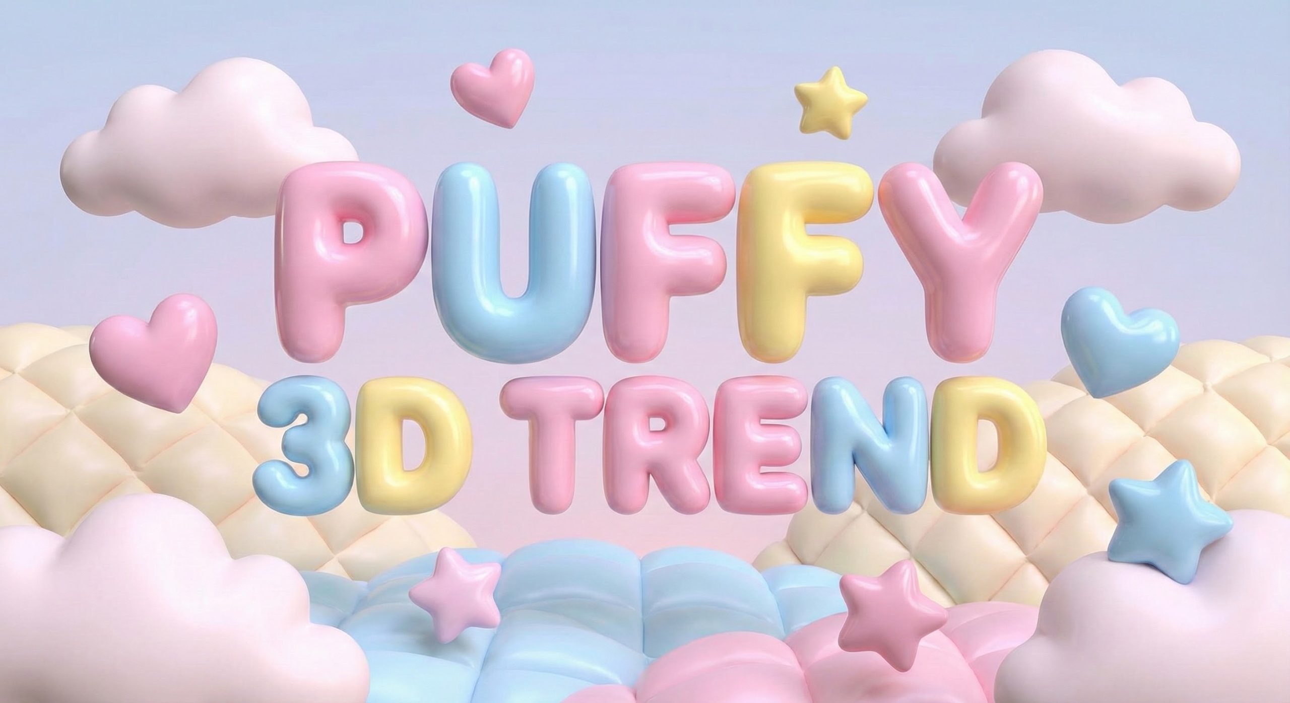 Puffy & Inflatable 3D (Şişme Estetiği)